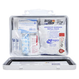 MFASCO Vehicle First Aid Kit - Compact Metal Kit - Portable & Mountable - Safety Kit for Commercial Vehicles & Workplace - DOT ANSI OSHA Compliant - MFASCO
