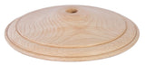 B&P Lamp® 4 Inch Diameter Wooden Vase Cap, Unfinished B&P Lamp