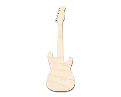 Unfinished Wood Electric Guitar Shape - Craft - up to 36" 24" / 1/2"