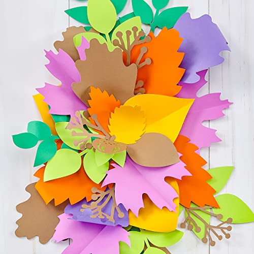 Astrodesigns Crafting Cardstock, 12" x 12", 65 lb./176 gsm, 7-Color Fall Assortment, 84 Sheets (91822) Astrodesigns