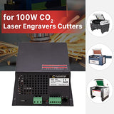 Cloudray 100 Watt Laser Power Supply 110V for 80-100W Laser Tube Laser Engraver Cutter M100(MYJG100 Upgrade) Cloudray