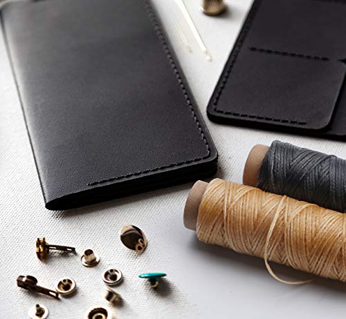 ilauke Leather Sewing Kit 31Pcs Waxed Thread Leather Repair Kit with Sewing Awl Upholstery Leather Working Tools&Supplies Leather Stitching for DIY ilauke