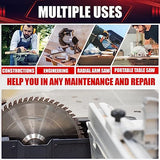 wesleydrill 12 Packs Circular Saw Blade Set, 7-1/4" x 24-Tooth, Carbon Steel, 5/8 Inch Arbor, DIY Cutting for Wood, Laminate, Wood Composites, wesleydrill