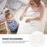 ABOOFAN Crafts Woodsy Decor Unfinished Wood Cutouts House Shaped Wooden Discs Slices Embellishments Party Decorations for Holiday Crafts DIY Projects ABOOFAN