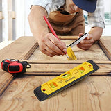 Firecore Magnetic Torpedo Level, 9-Inch Shockproof Toolbox Level with 3 Bubble Spirit Level 45 90 180 Degree Firecore