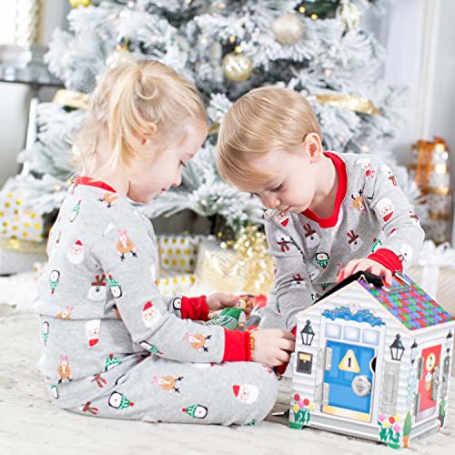 Melissa & Doug Take-Along Wooden Doorbell Dollhouse - Doorbell Sounds, Keys, 4 Poseable Dolls - Portable, Doorbell House For Kids Ages 3+ Melissa & Doug