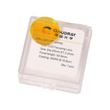 Cloudray CO2 Laser Lens 20mm Laser Mirror CO2 Laser Focal Lens CO2 Focus Lens,CVD ZnSe for CO2 Laser Engraving Cutting Machine,Laser Cutter Cloudray