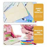 Kisangel 10Pcs Hanging Wooden Sign Blank Wood Plaque Blank Wood Sign Crafts Blank Wooden Writing DIY Sign Unfinished Wood Plaque Unfinished Wood Sign Kisangel