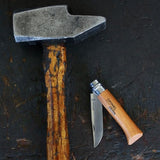 Opinel No.08 Carbon Steel Folding Pocket Knife with Beechwood Handle, Brown (2540089) Opinel