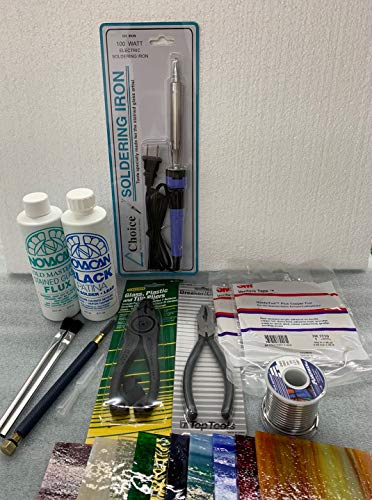 Stained Glass Start-Up Kit (10 Items) Sun and Moon Stained Glass