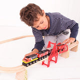 Bigjigs Rail CN Train - Other Major Wooden Rail Brands are Compatible Bigjigs Rail