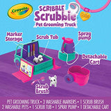Crayola Scribble Scrubbie Pets Grooming Truck, Toys, Gift for Girls & Boys, Age 3, 4, 5, 6 Crayola