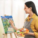 KEFF Canvases for Painting - 8x10 12 Pack Art Paint Canvas Panels Set Boards - 100% Cotton Primed Painting Supplies for Acrylic, Oil, Tempera & KEFF