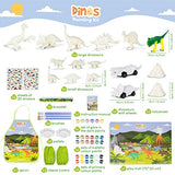 BONNYCO Dinosaur Toys for Kids Painting Kit 16 Figurines Kids Crafts Kits with Glow in The Dark, Toys & Gifts for Boys | Kids Toys 3 4 5 6 7 8 9 10 BONNYCO