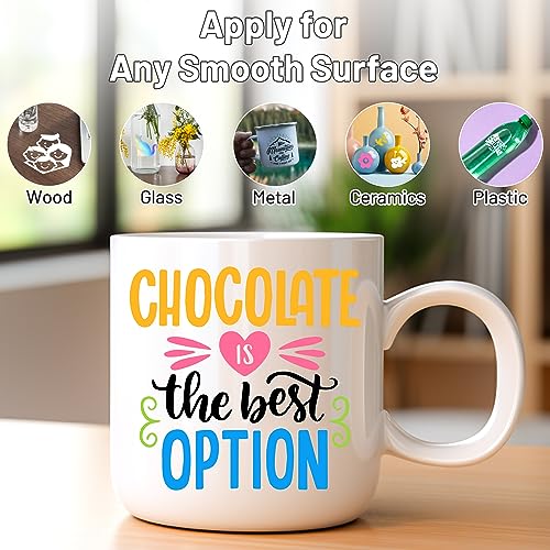 JAVIGA Holographic Silver Permanent Vinyl, 12" x 6FT Adhesive Vinyl Roll for All Cutting Machine, Cricut, Silhouette, Cameo Cutters, Home Outdoor JAVIGA