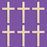 Factory Direct Craft Package of 6 Unfinished Wood Wall Crosses for VBS, Scouts and Bible School Projects Factory Direct Craft