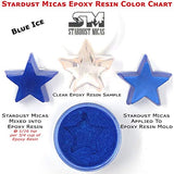 Stardust Micas Pigment Powder Cosmetic Grade Colorant for Makeup, Soap Making, Epoxy Resin, DIY Crafting Projects, Bright True Colors Stable Mica Stardust Micas