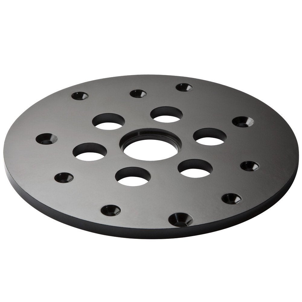 Rockler Guide Bushing Router Plate - Router Plate Features 1-1/4” Center Opening to Accept Guide Bushings – Solid Plastic Router Guide Plate - Router ROCKLER