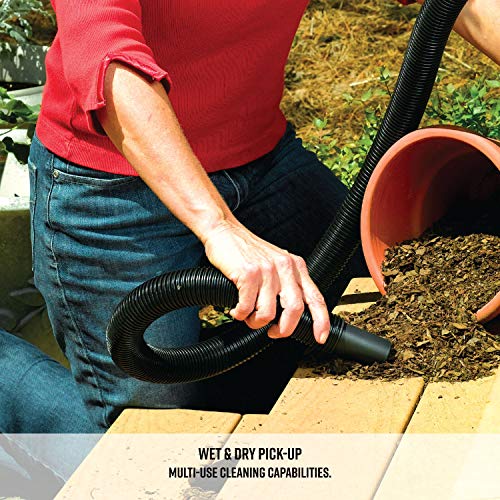 Vacmaster, VP205, 2.5 Gallon 2 Peak HP Portable Wet/Dry Shop Vacuum, Blue Vacmaster