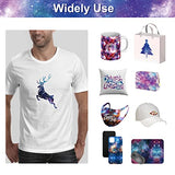 TIFEE Infusible Ink Transfer Sheets 11 Pcs 12" x 10" Galaxy Sublimation Transfer Paper for Cricut Mug DIY T- Shirts Coasters Tote Bags TIFEE