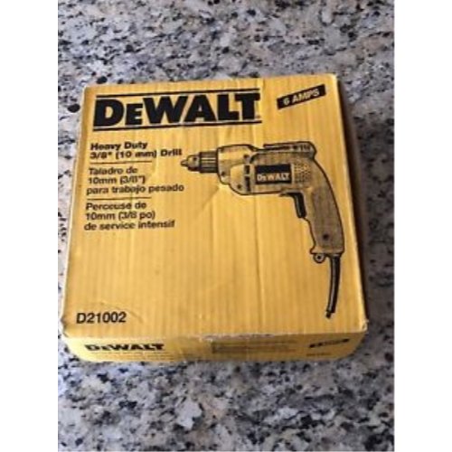 DEWALT Corded Drill with Keyed Chuck, 7.0-Amp, 3/8-Inch (DWE1014) DEWALT