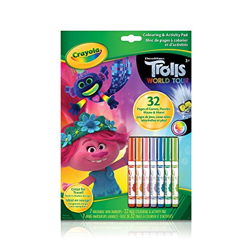 Crayola Coloring & Activity Book - Trolls World Tour - WoodArtSupply