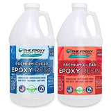 The Epoxy Resin Store Crystal Clear 2 Part Epoxy Resin Kit for Tabletops and Composite Construction, 1 Gallon Kit Clearcast 7000