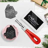 WAYCOM Rubber Stamp Making Kit,Rubber Carving Block Linoleum Cutter Set Rubber Stamp Carving Block Craft Ink Pad Hobby Knife Pencil for DIY Stamp WAYCOM