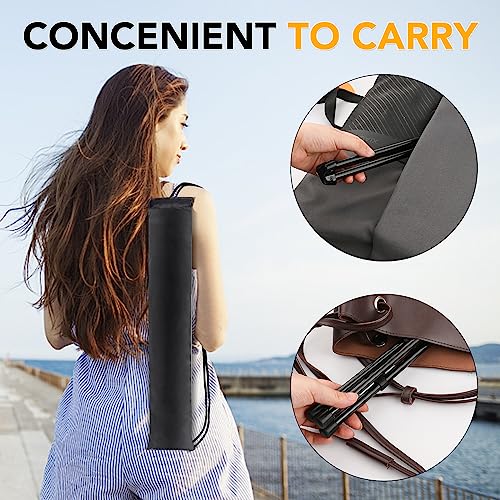 AROIC 14'' Tabletop Instant Display Easel, 6 pack Black Small Steel Portable & Adjustable Collapsible Table Tripod Easels Stand, for Canvas AROIC