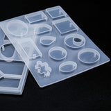 BooteeQue Resin Jewelry Molds, Earring Making Kit, Silicone Molds for Pendant, Keychain Charm Making and Earrings Necklaces Bag Charms DIY BooteeQue