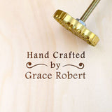 Customisable Brass Branding Iron for Wood, Leather, and Plastic – Personalised Stamp for Unique Gifts Generic
