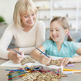 Fennoral DIY Butterfly Wind Chime Kit - 12 Pack Kids Arts and Crafts Set Fennoral