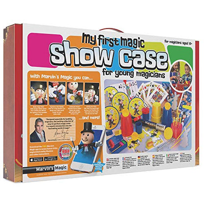 Marvin's Magic - Kids Magic Set - My First Magic Show Case for Young Magicians - Magic Tricks for Kids - Includes Magic Wand, Transforming Case + - WoodArtSupply