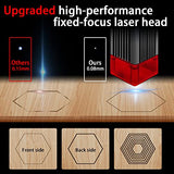 JOY SPOT! 48W Laser Engraver Machine, Cutting Machine with 5W-5.5W Output Power, 0.08mm Eye Protection Compressed Spot, 15.7"x15.7" Laser Engraving JOY SPOT!