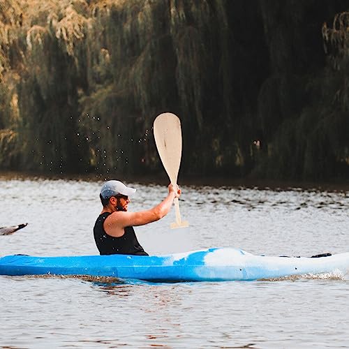 Toddmomy Wooden Boat Paddle Unfinished Boat Paddle Oars DIY Wood Greek Paddle Craft Coastal Wall Decor Door Hanging Ornament Beach Theme Home Toddmomy