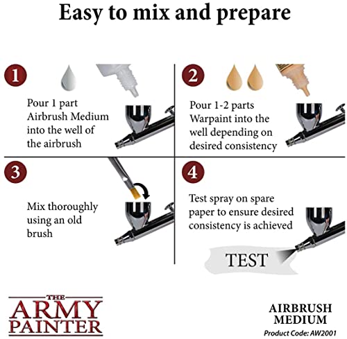 The Army Painter Complete Airbrush Paint Set and Airbrush Thinner - Air Brush Painting Set, Airbrush Painting Supplies, Warpaints Air Brush Paint The Army Painter