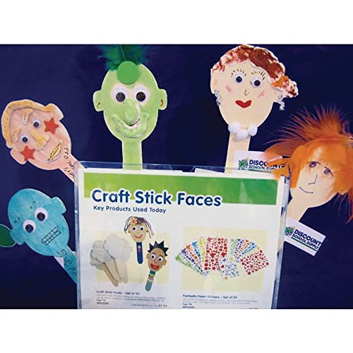 Craft Stick Faces - Set of 20 - WoodArtSupply