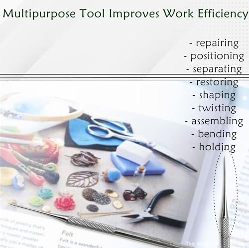 A2Z 5pc Basic Cricut Maker Weeding Budget Tool Kit, Stainless Steel Vinyl Craft Paper Craft Tool for Silhouettes Cameos, Lettering Pokey Tools A2Z SCILAB