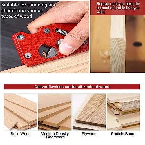 szhdxsy, Wood Planar carpenter's edge trimming tool, suitable for manual chamfering and planing of wood quick trimming,for Quick Edge Trimming and WoodArtSupply