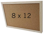 Mini Cork Bulletin Board Wood Framed 12 x 8 Inch for Home, Office or Dorm AACO