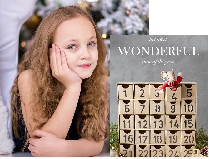 Unfinished Paper Mache Christmas Advent Countdown Box with 25 storage compartments by Factory Direct Craft The Ready to Finish Box Makes a Fun Factory Direct Craft