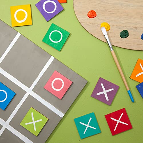 Juvale 60 Pieces 2x2 Wood Squares for DIY Crafts, Unfinished Wooden Cutout Tiles for Painting Juvale