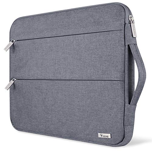 Voova 15 15.6 16 Inch Laptop Sleeve Case with Handle, Waterproof Computer Cover Bag with Pocket Compatible with MacBook Pro 15 16 M1 Pro/Max,15-16 - WoodArtSupply