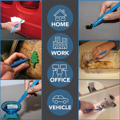 Scrigit Scraper No-Scratch Plastic Scraper Tool, 2 Pack - The Handy Multi-Use Scraping Tool for Removing Food, Labels, Stickers, Paint, Grease - Easy Scrigit