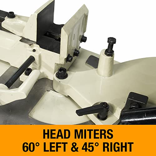 Baileigh 5" x 6" Horizontal Metal Bandsaw, 1Ph 110V (BS-128M) Baileigh