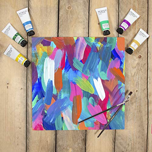 Acrylic Paint Set - 48 Piece Set (48 x 22ml) Tubes in Rich Vibrant Colors - Pigments Formulated for Opaque, Vibrance Perfect for Beginners, Students, ARTISTIK