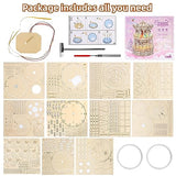 MIEBELY 3D Wooden Puzzles for Adults LED Carousel Music Box - DIY Crafts Model Building Kits for Teens Mechanical Model Stem Project Christmas Toy MIEBELY