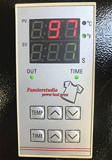 Fancierstudio Heat Press Digital Heat Press 15 x 15 Sublimation Heat Press Rhinestone Heat Press T-Shirt Heat Press 15x15 B/BLK (Clamp Shell) Fancierstudio