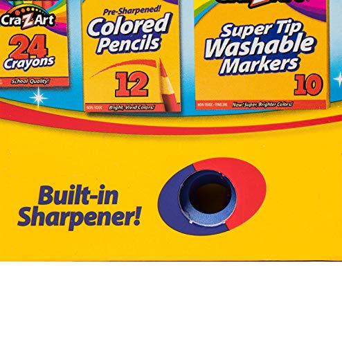 Cra-Z-Art 96ct Crayons in Flip-Top Box with Sharpener Cra-Z-Art