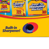 Cra-Z-Art 96ct Crayons in Flip-Top Box with Sharpener Cra-Z-Art